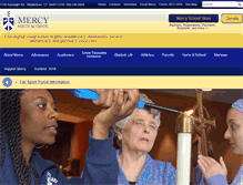 Tablet Screenshot of mercyhigh.com